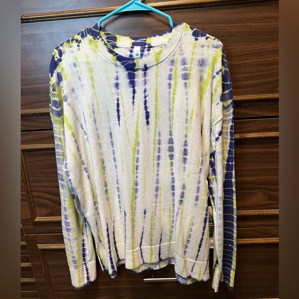NWT Lululemon Tie Dye Crewneck Sweater Size 10